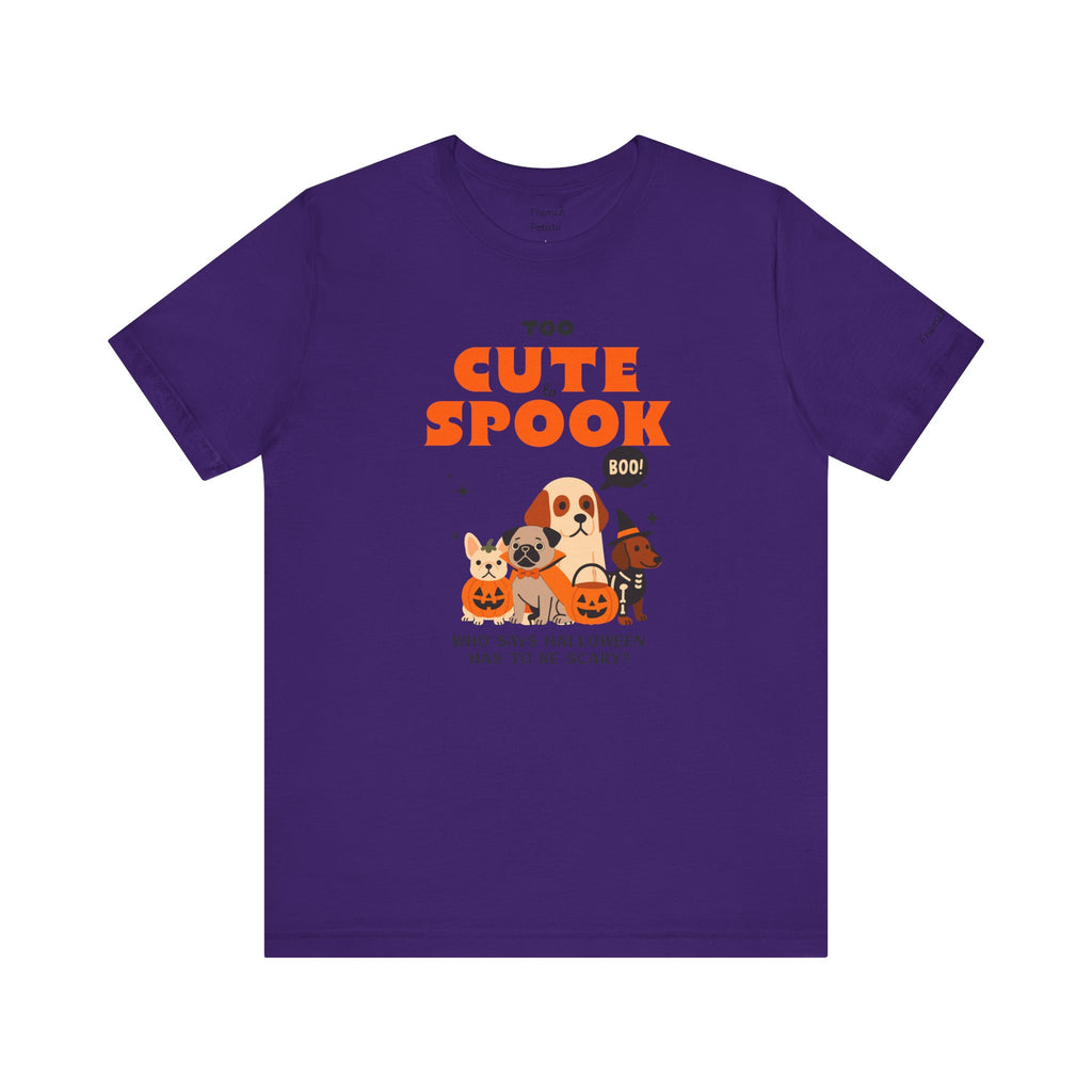 Too Cute to Spook Halloween Dog Tee