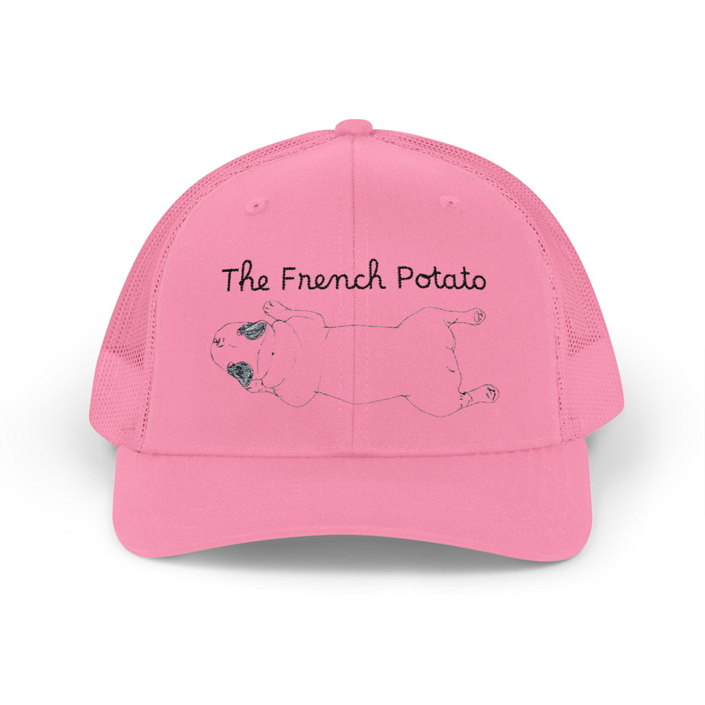 Funny French Bulldog Snapback Trucker Cap