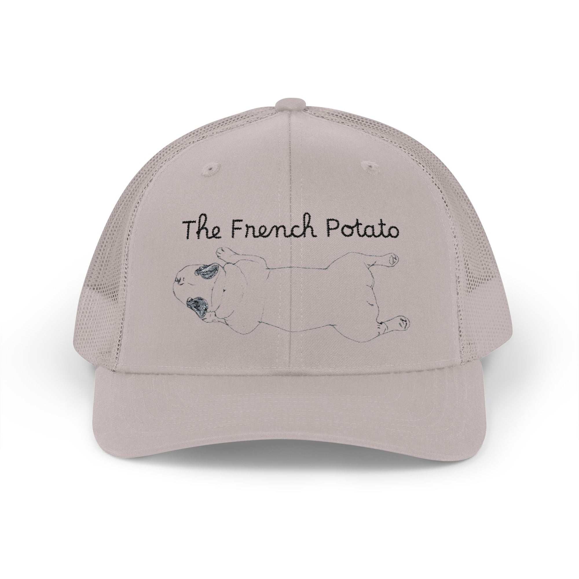 Funny French Bulldog Snapback Trucker Cap