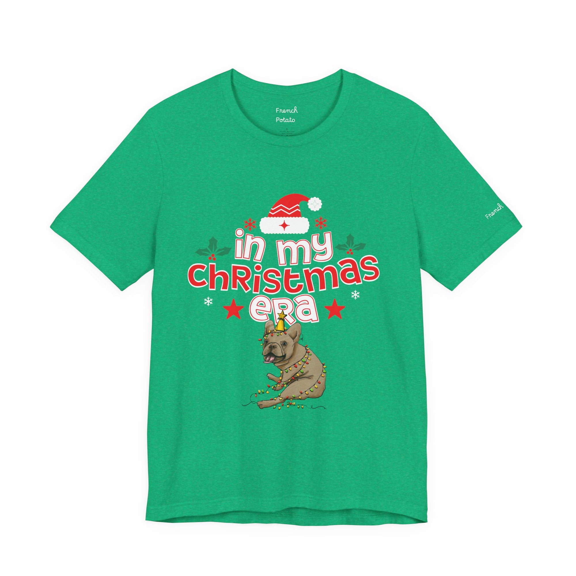 Christmas Era French Bulldog T-Shirt — "In My Christmas Era" Cute Dog Holiday Tee