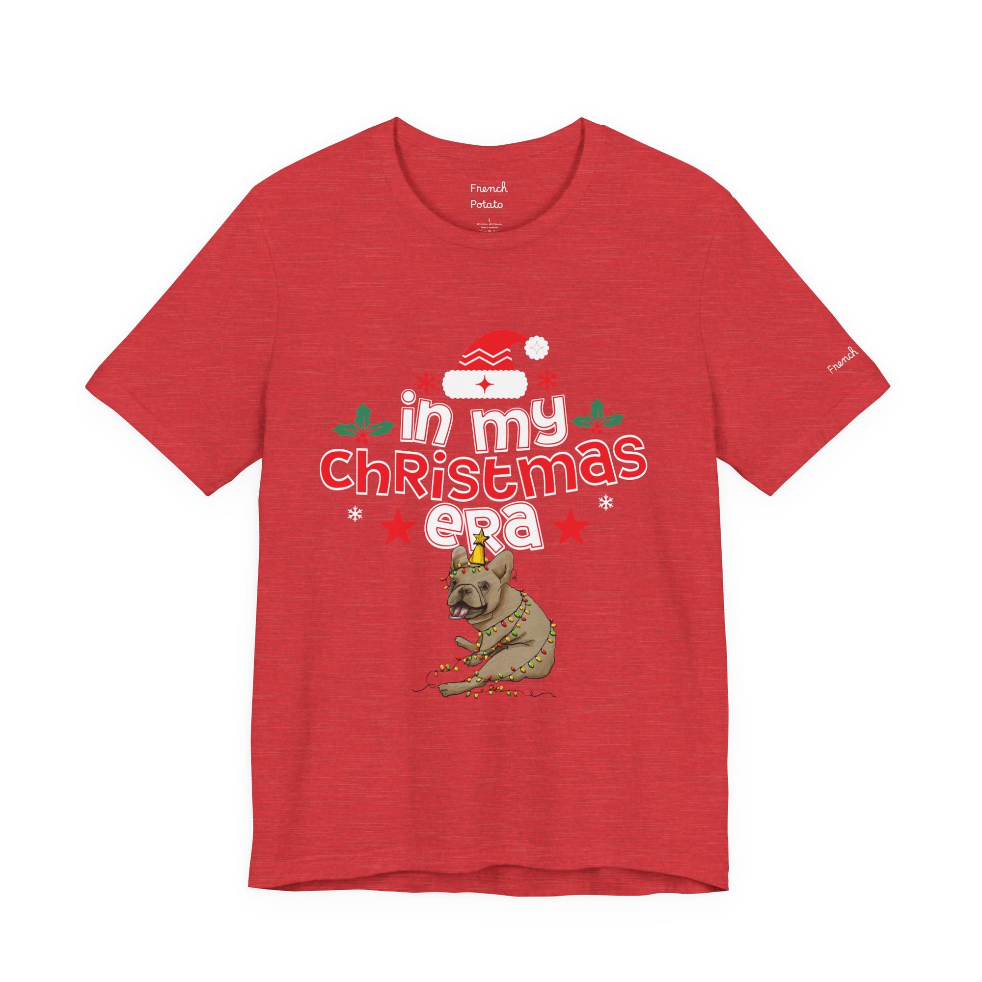 Christmas Era French Bulldog T-Shirt — "In My Christmas Era" Cute Dog Holiday Tee