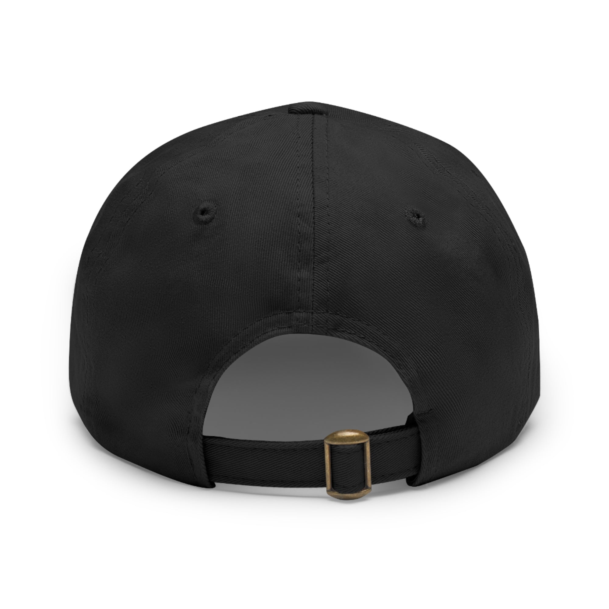 French Bulldog hat with leather patch
