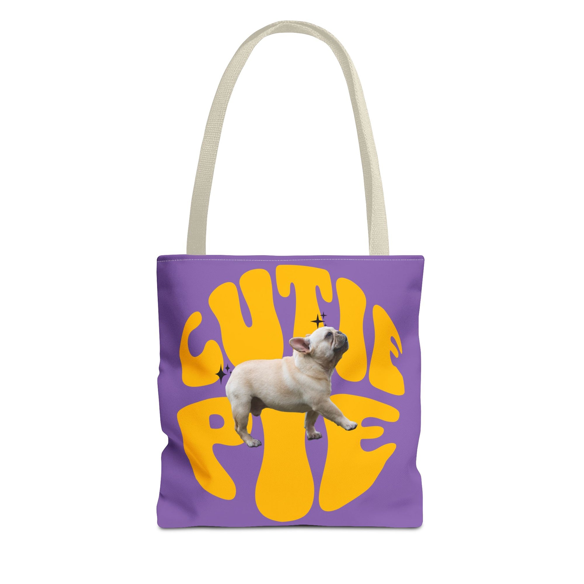 Cutie Pie Frenchie Tote- Purple