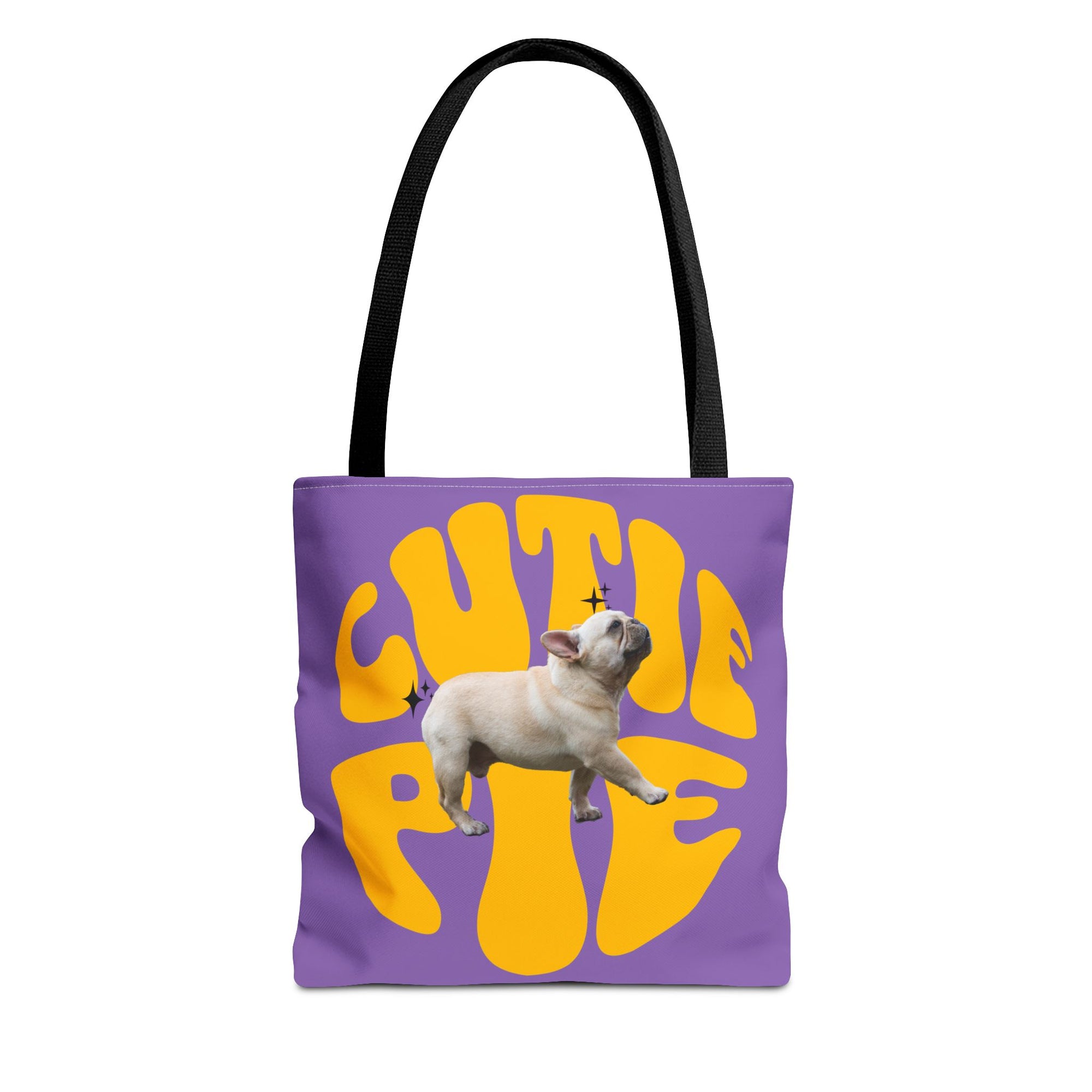 Cutie Pie Frenchie Tote- Purple