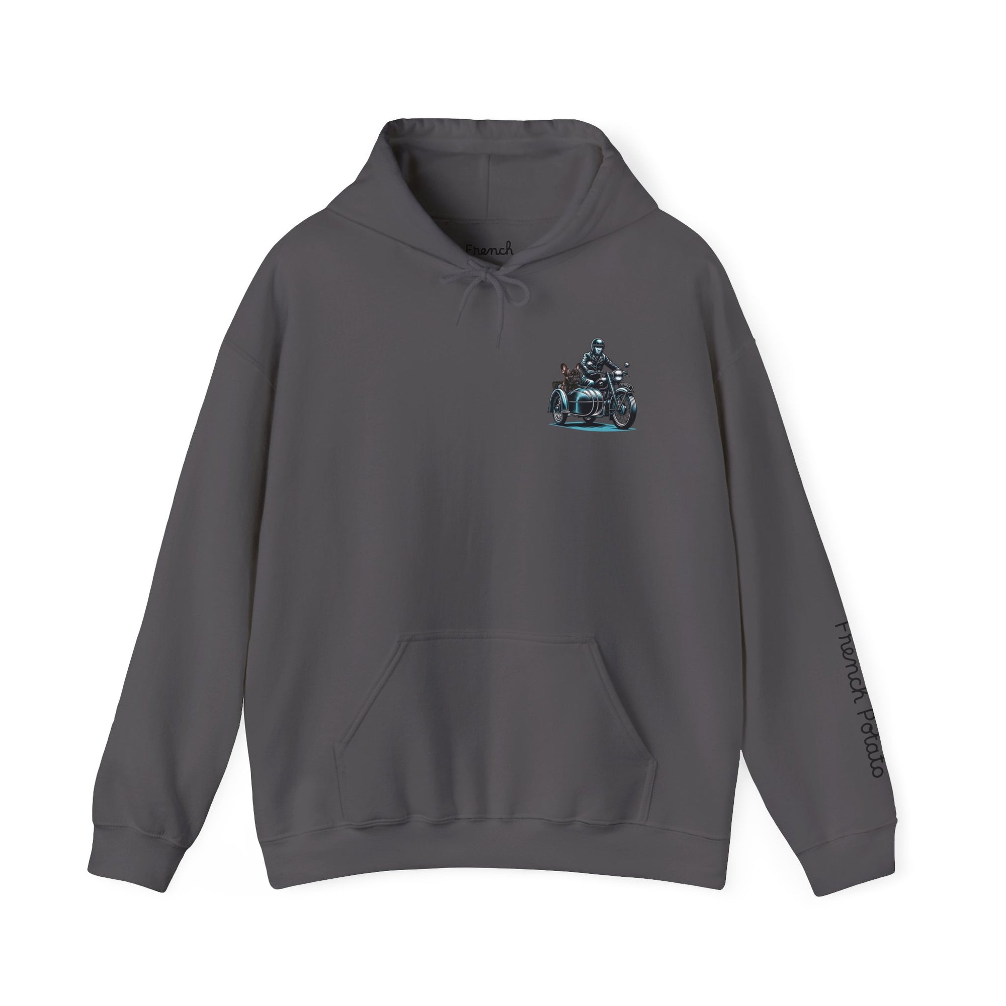 Born to Ride Motorcycle Frenchie Hoodie