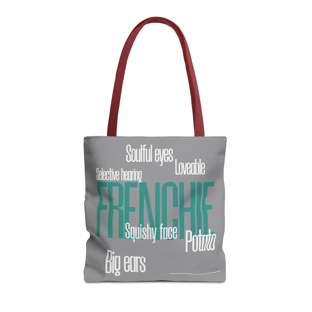 Frenchie Tote Bag- Grey