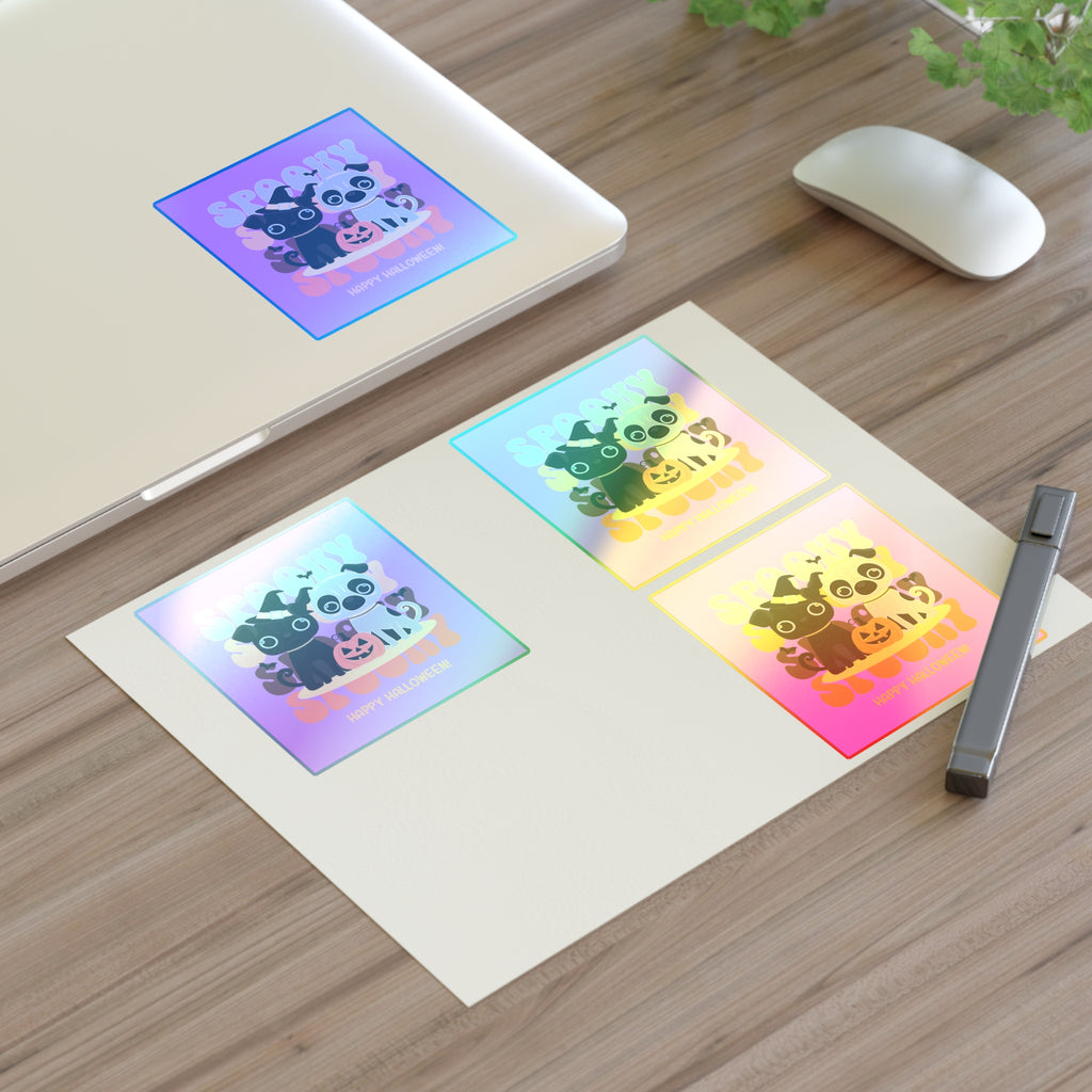 Spooky Scary French Bulldog  Halloween Sticker Sheets