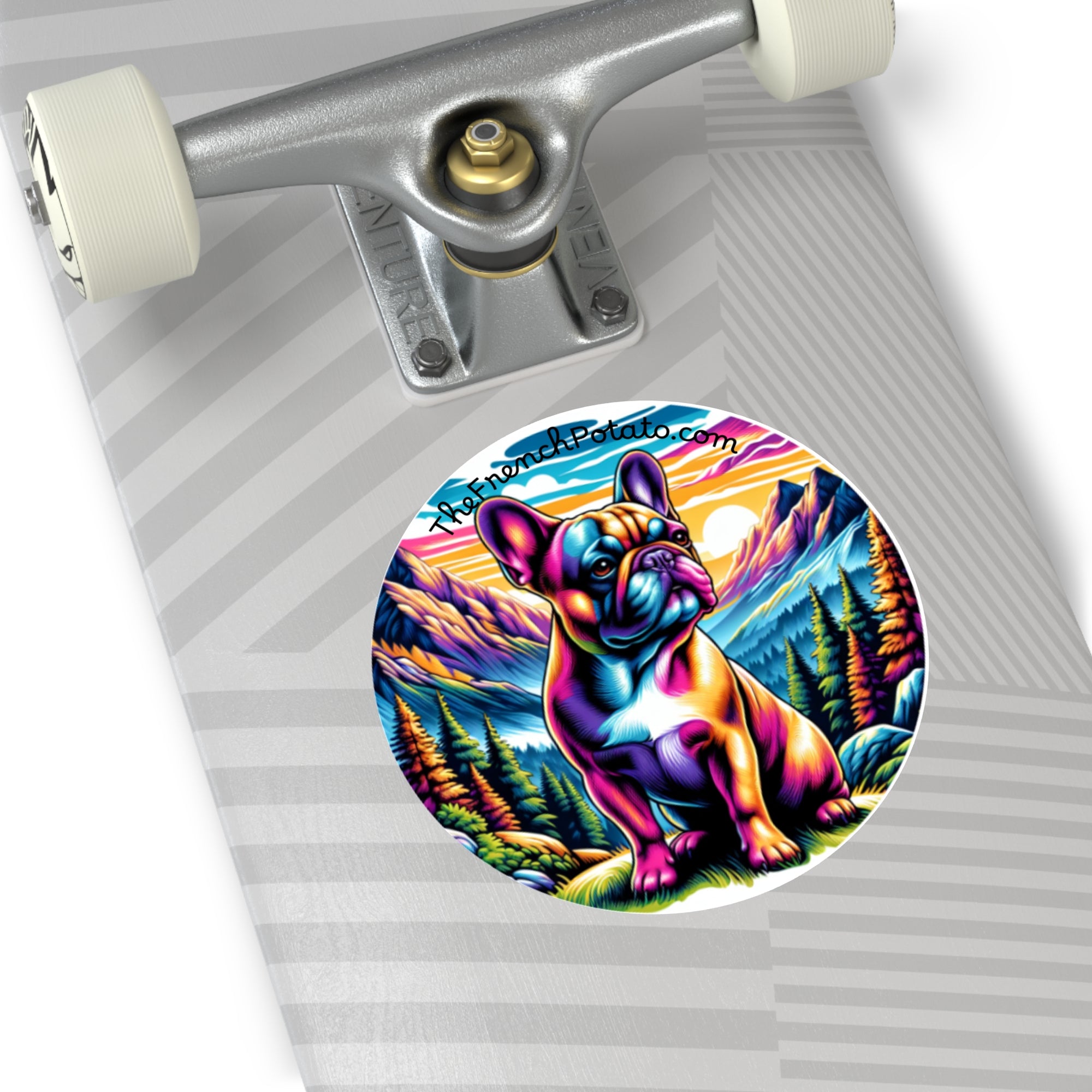 Vibrant French Bulldog Sticker