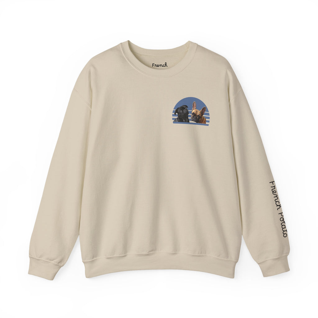 Pug Life & Frenchie Vibes Crewneck Sweatshirt