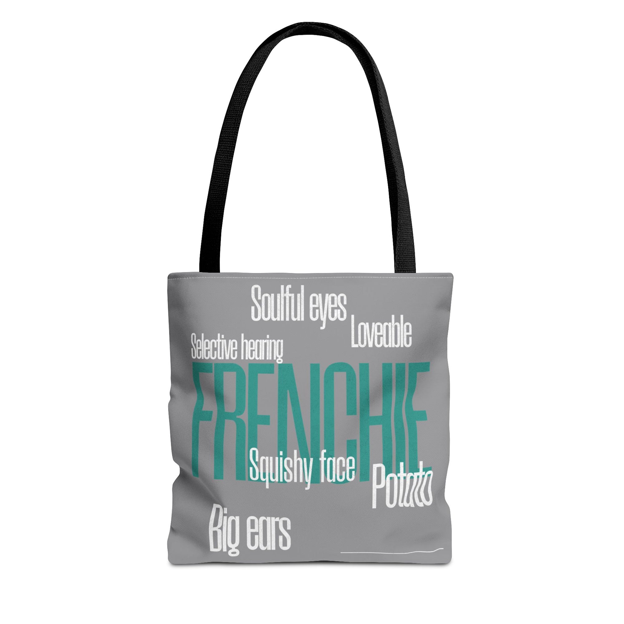 Frenchie Tote Bag- Grey