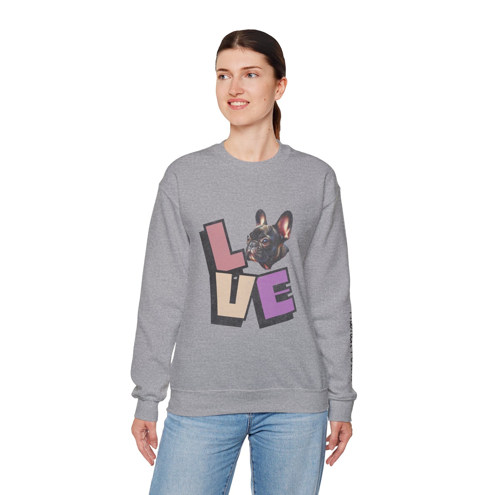 French Bulldog Love Crewneck Sweatshirt