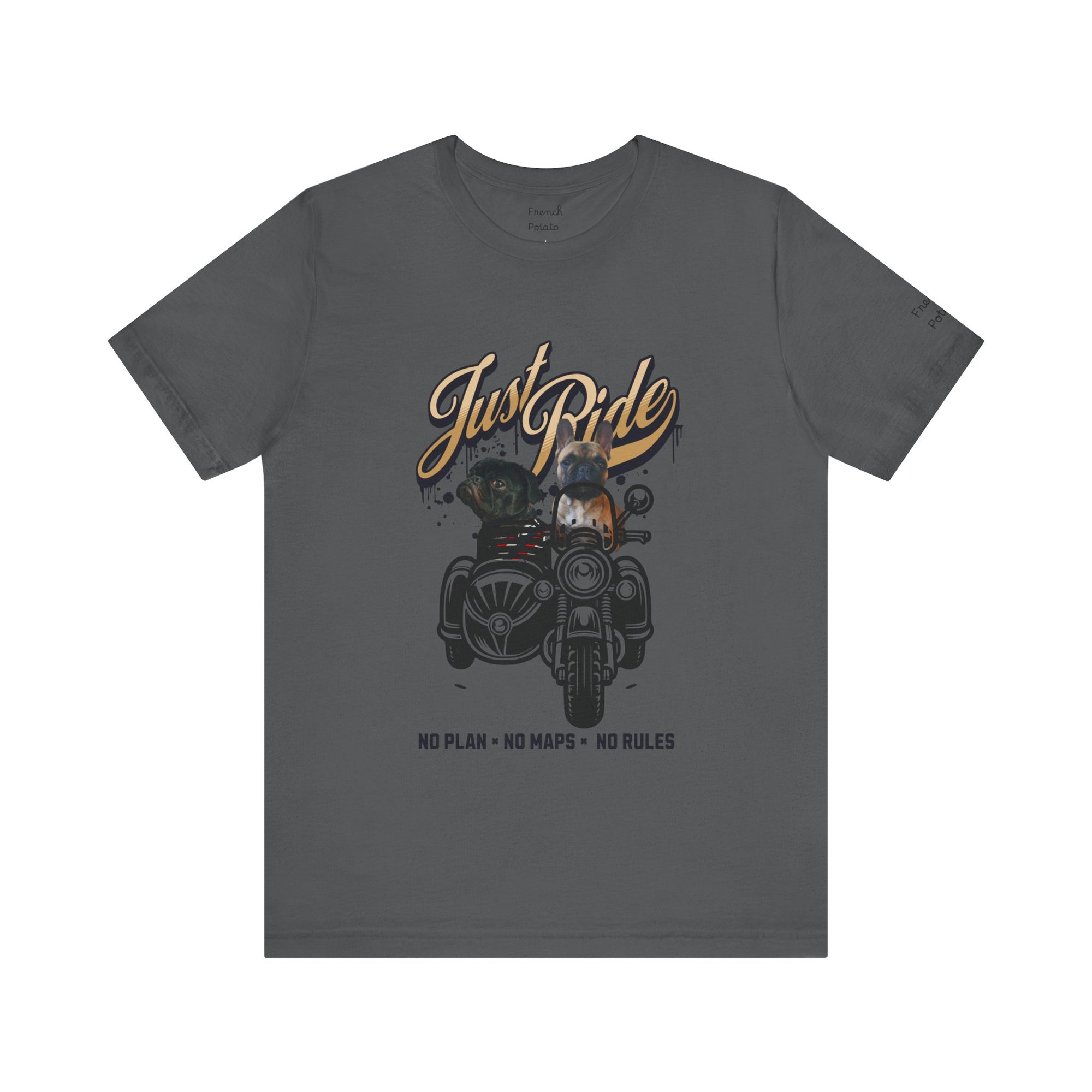 Frenchie & Pug Biker T-shirt