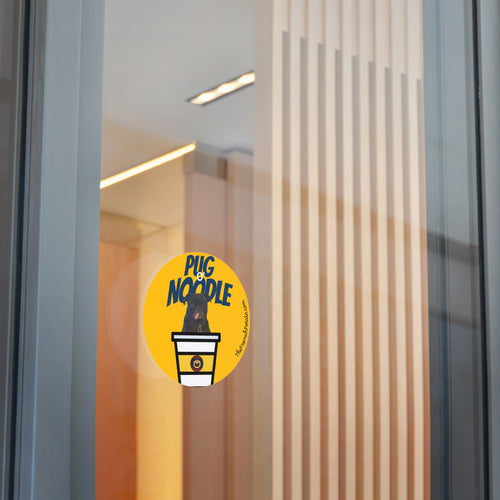 Pug O' Noodle Vinyl Sticker