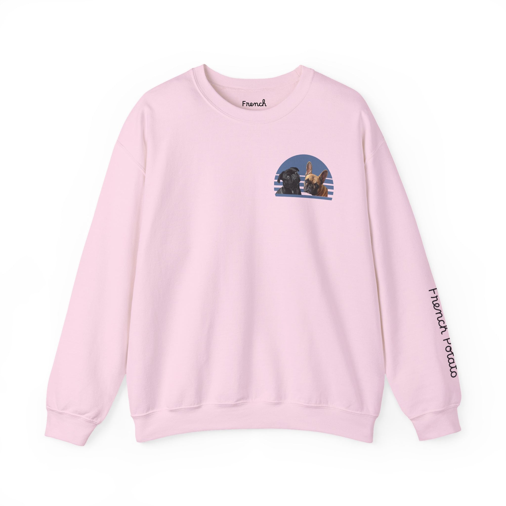 Pug Life & Frenchie Vibes Crewneck Sweatshirt