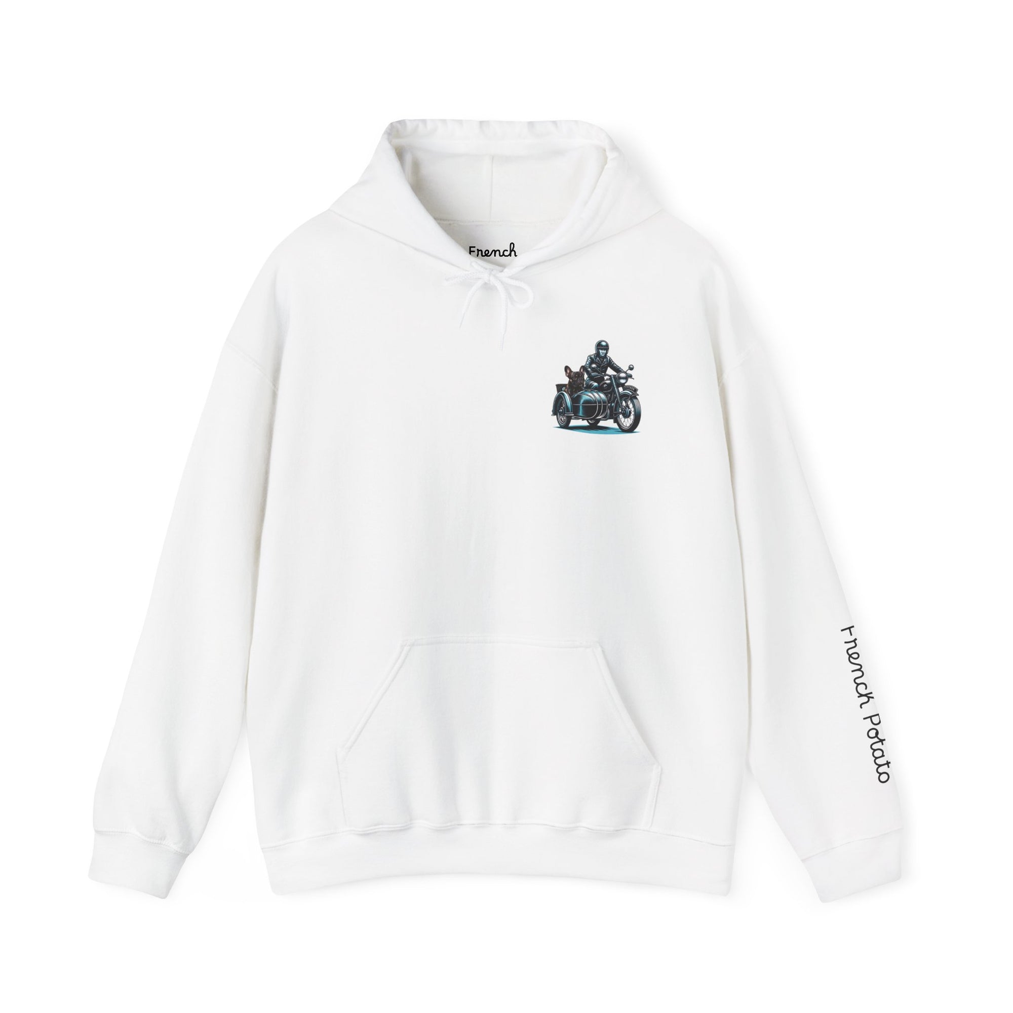 Born to Ride Motorcycle Frenchie Hoodie