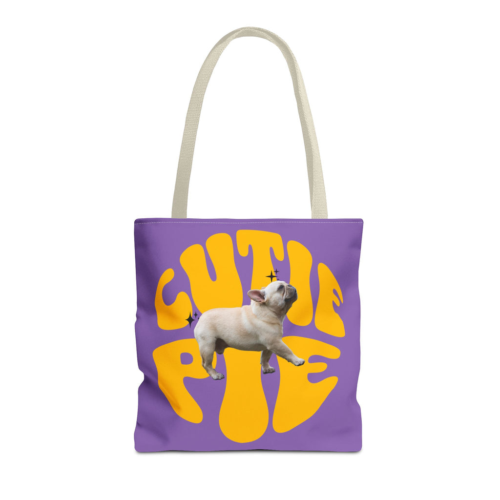 Cutie Pie Frenchie Tote- Purple