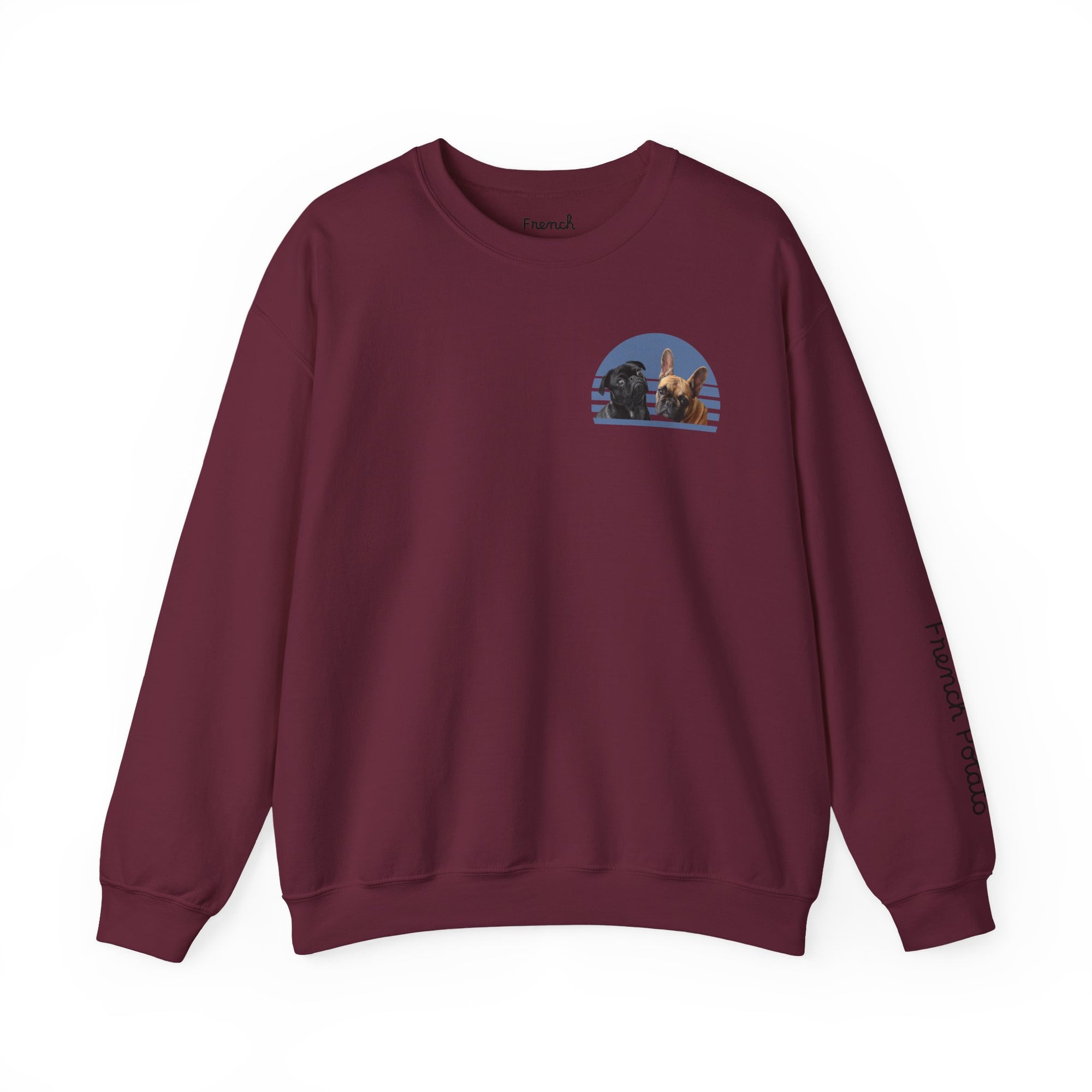 Pug Life & Frenchie Vibes Crewneck Sweatshirt