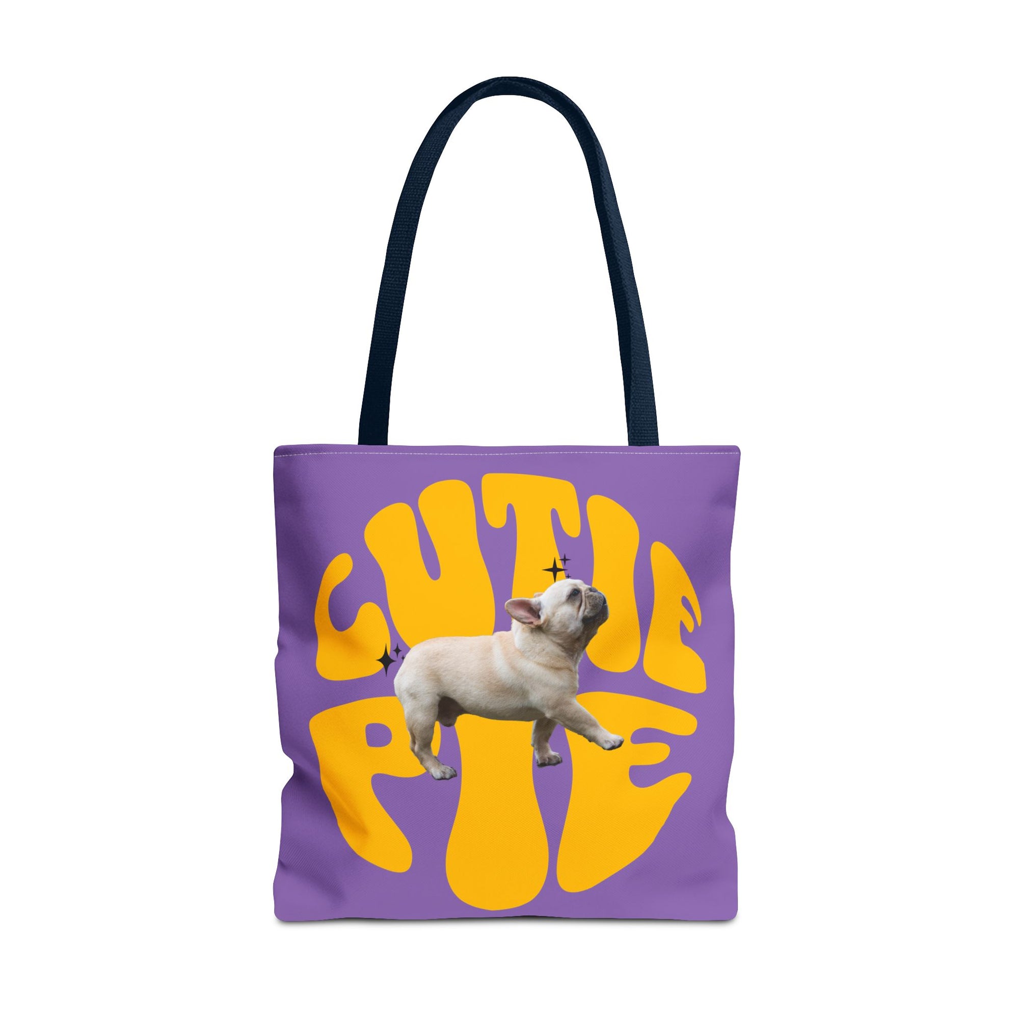 Cutie Pie Frenchie Tote- Purple