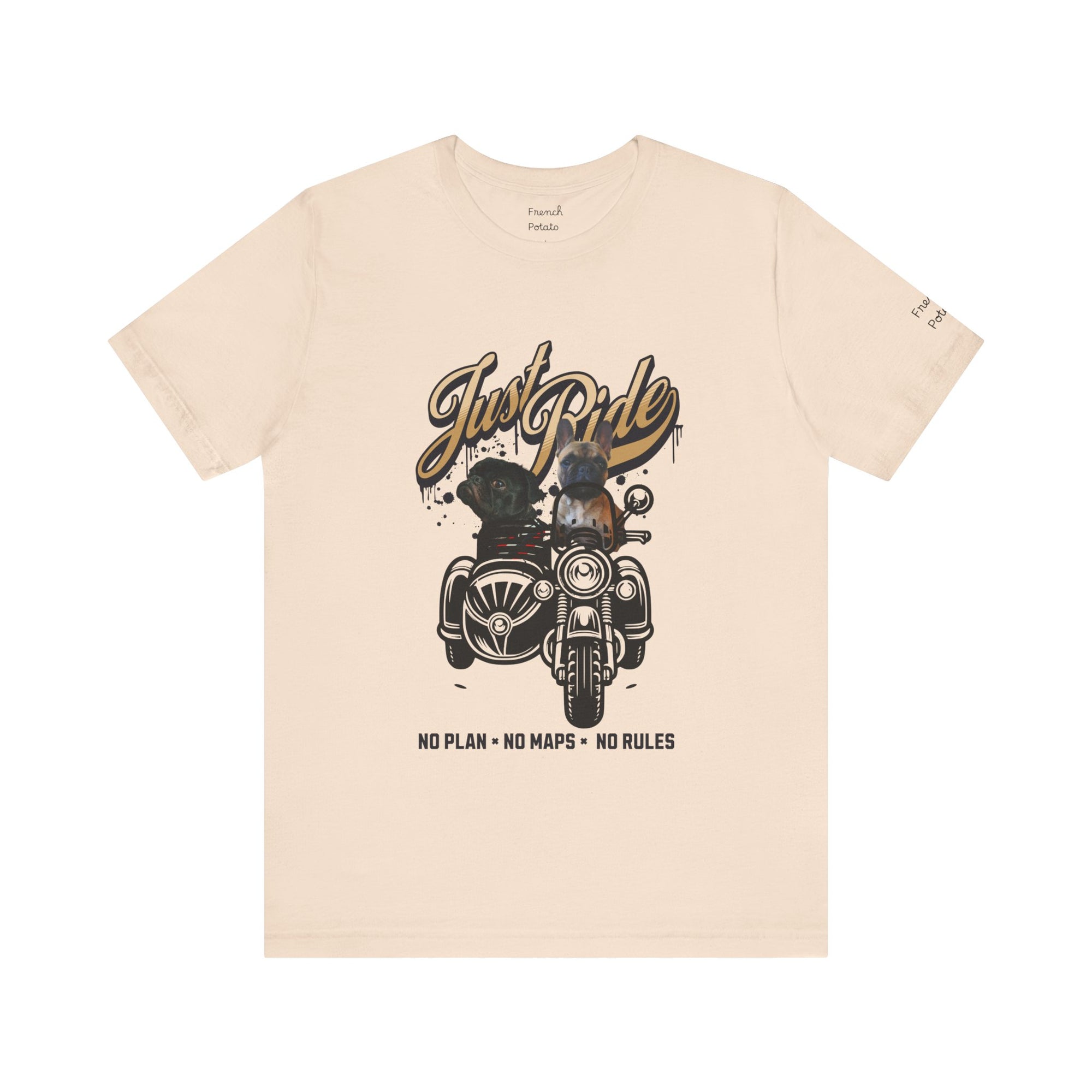 Frenchie & Pug Biker T-shirt