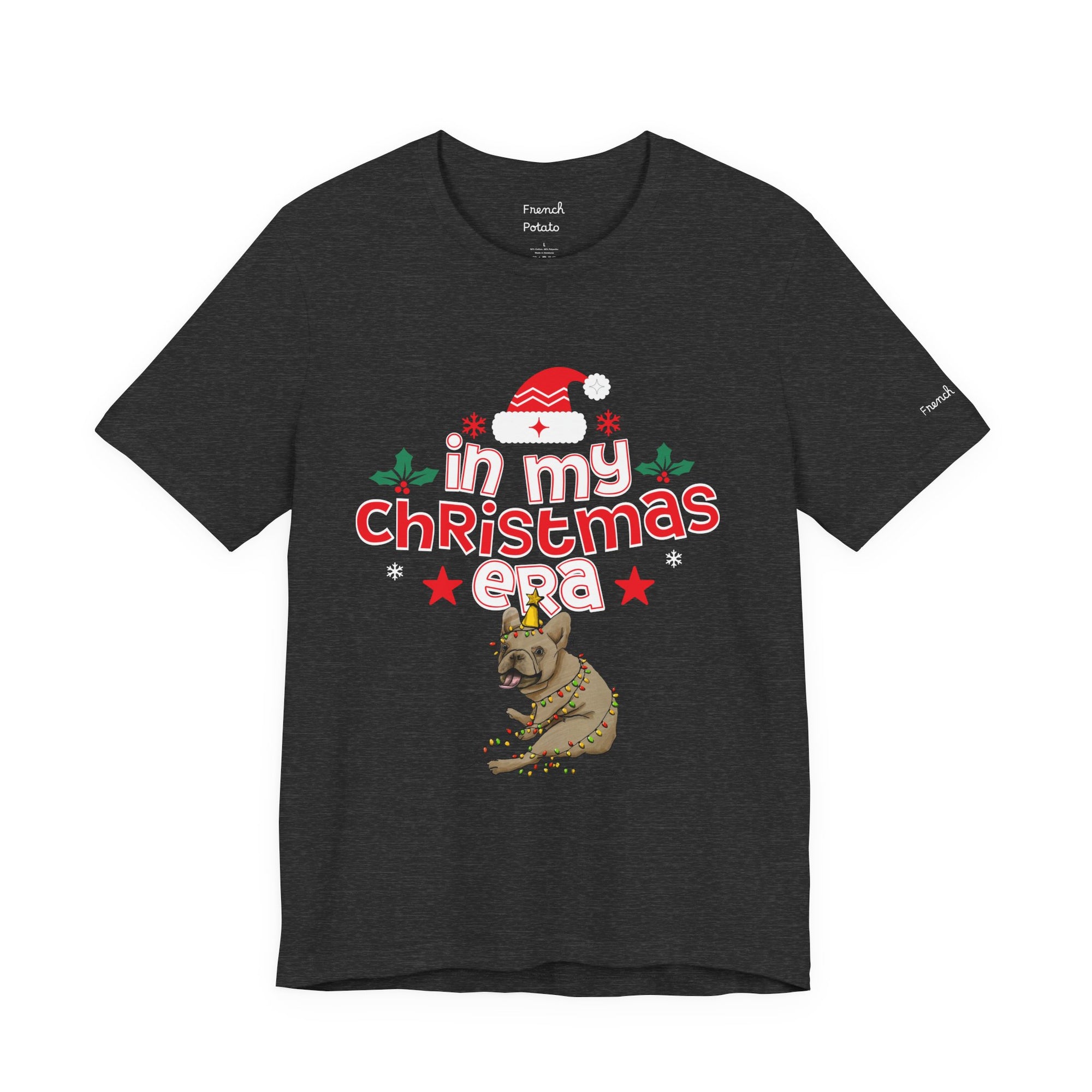 Christmas Era French Bulldog T-Shirt — "In My Christmas Era" Cute Dog Holiday Tee