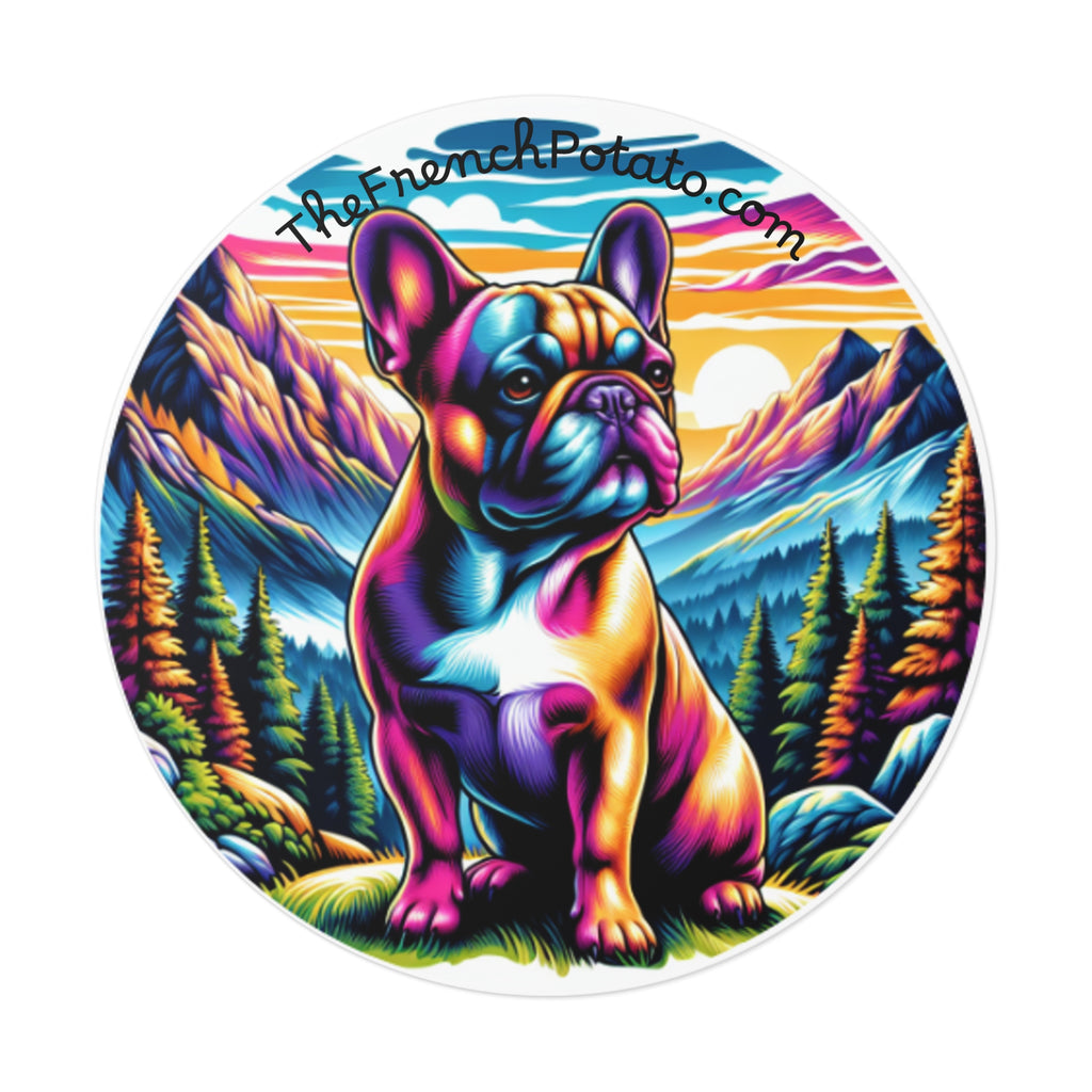 Vibrant French Bulldog Sticker