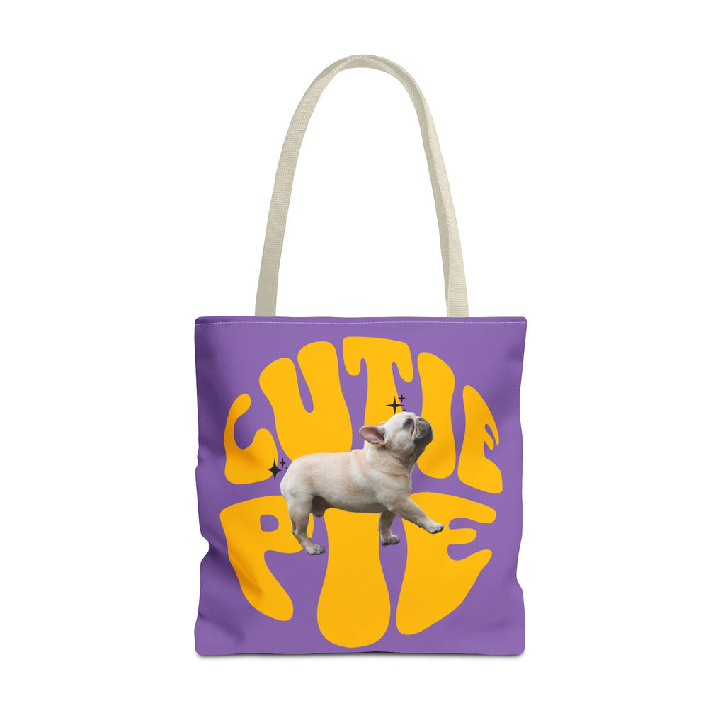 Cutie Pie Frenchie Tote- Purple