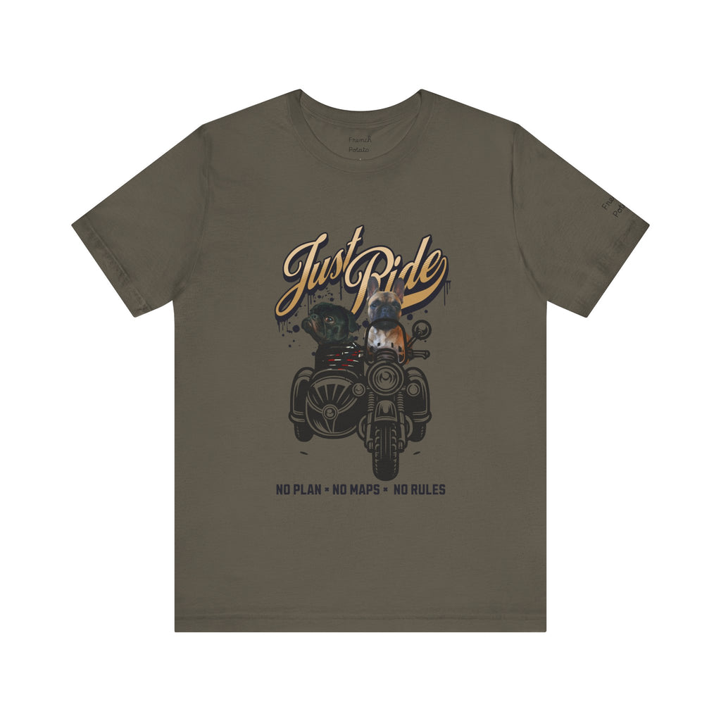 Frenchie & Pug Biker T-shirt