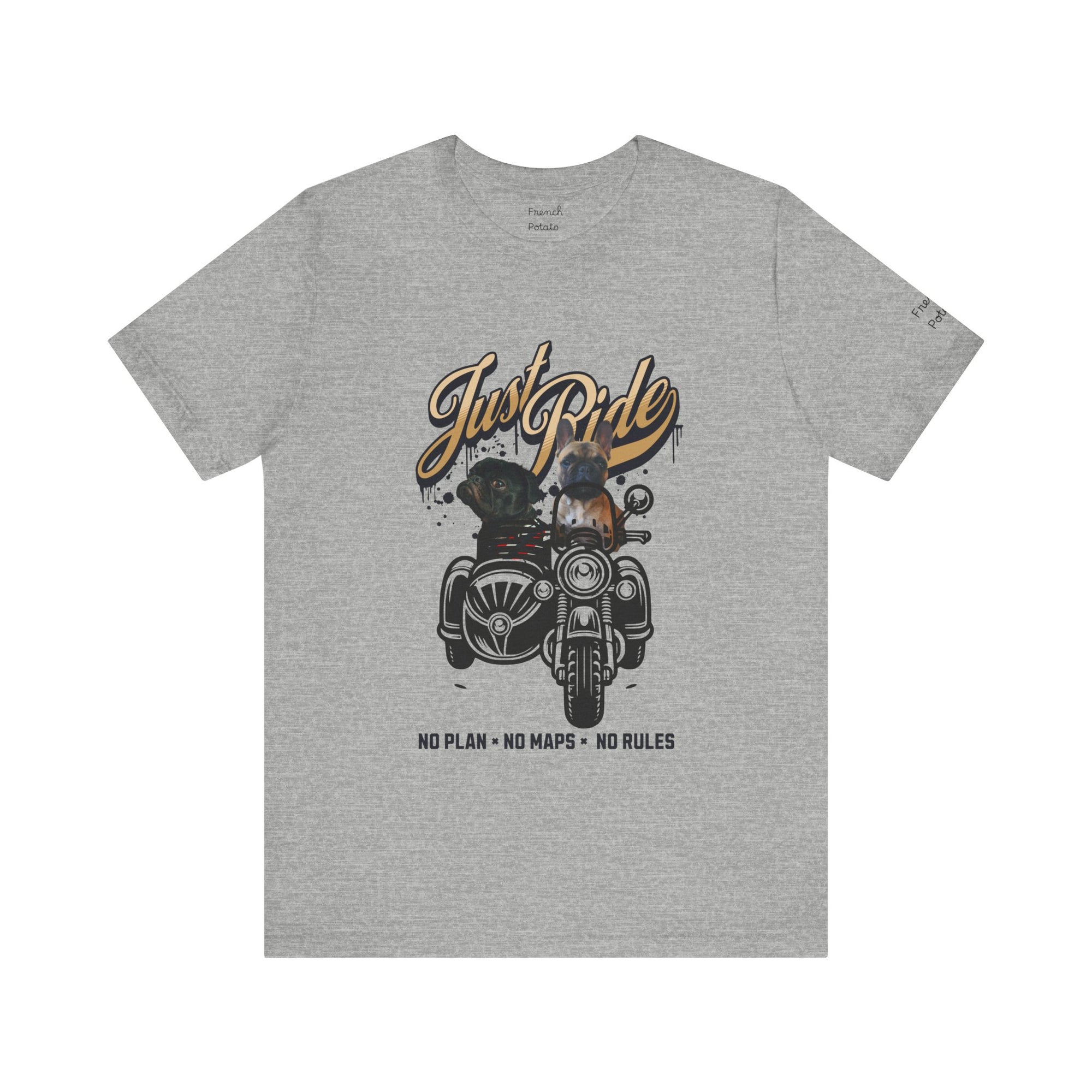 Frenchie & Pug Biker T-shirt