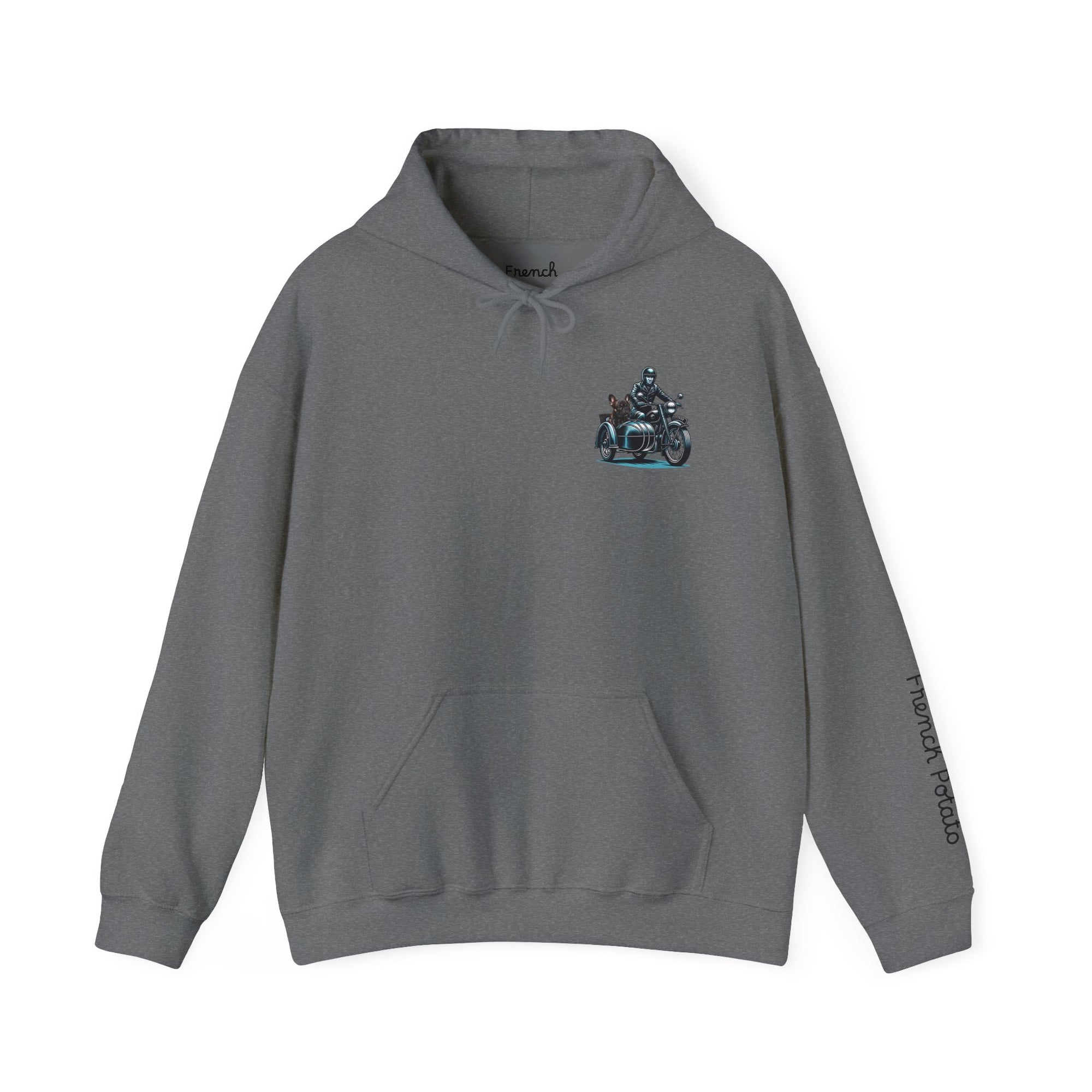 Born to Ride Motorcycle Frenchie Hoodie