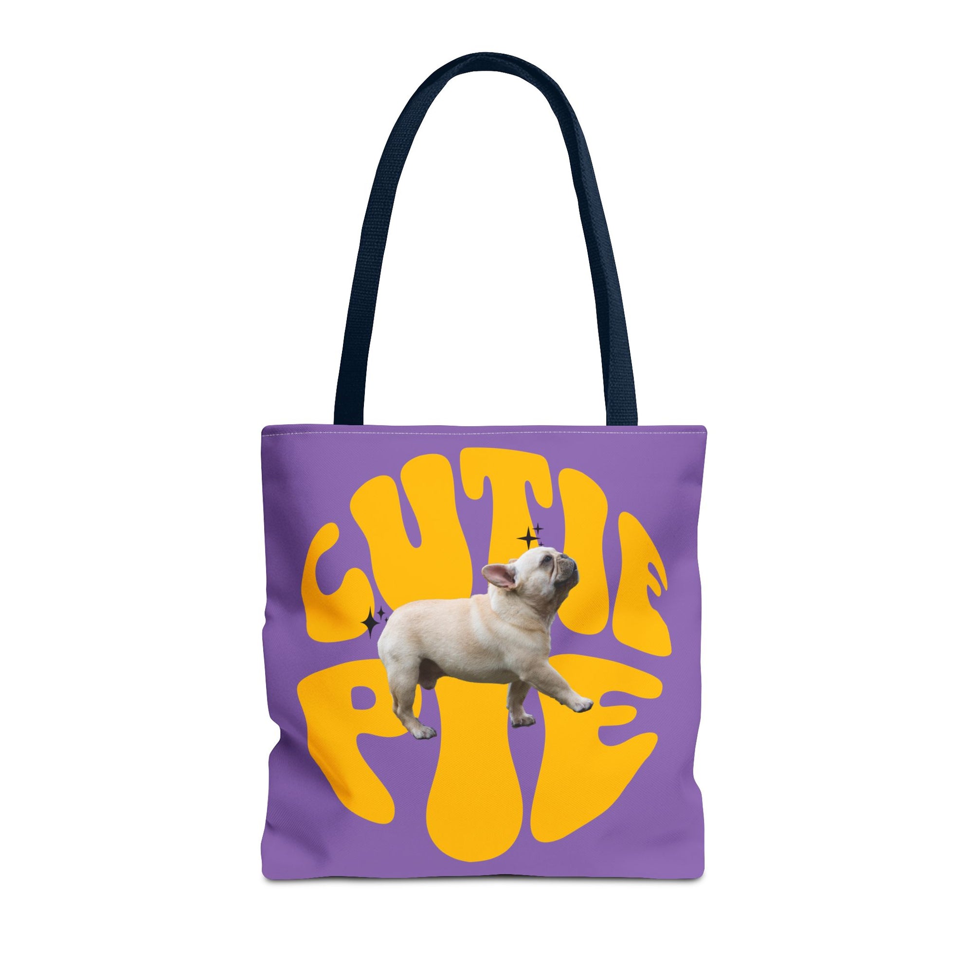 Cutie Pie Frenchie Tote- Purple