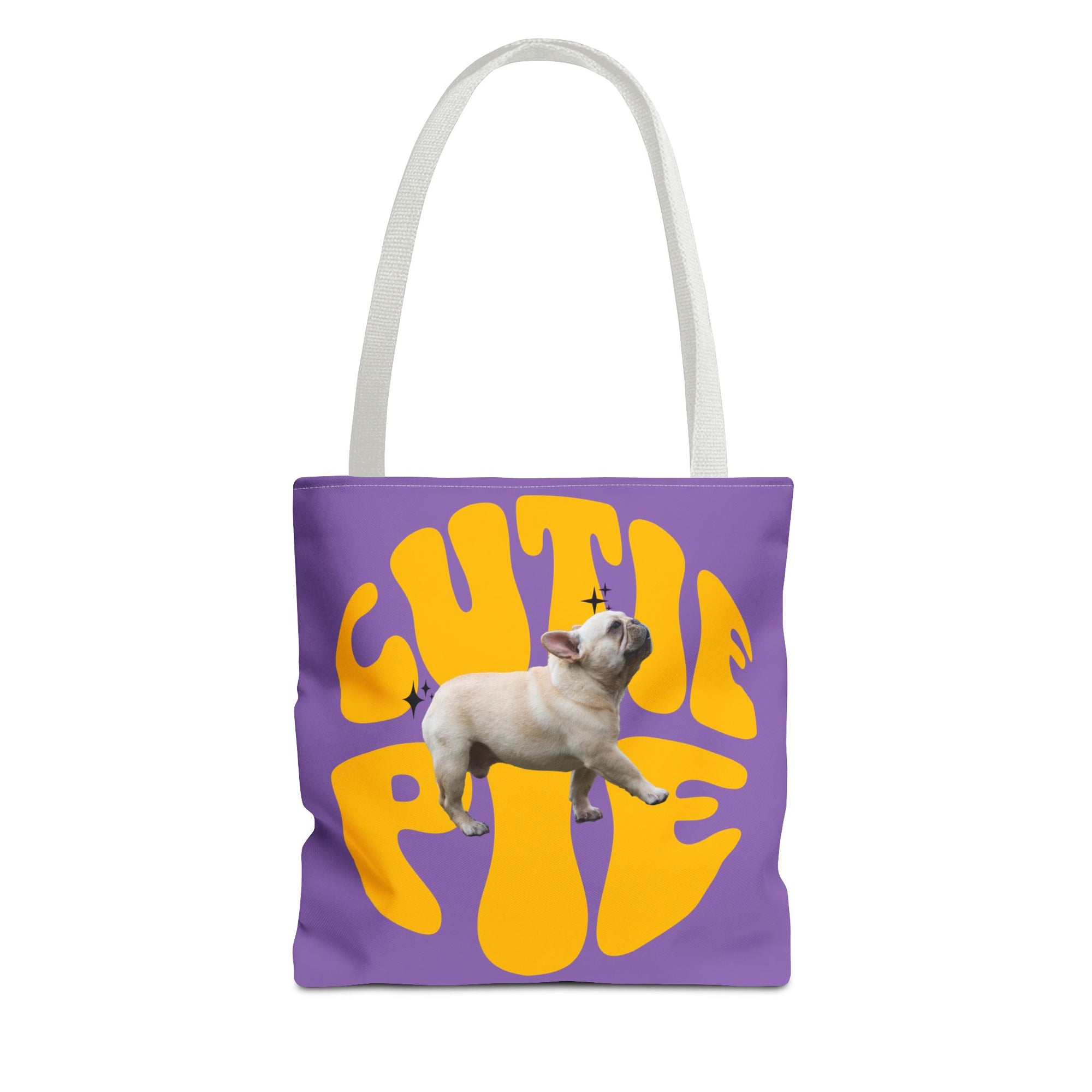 Cutie Pie Frenchie Tote- Purple